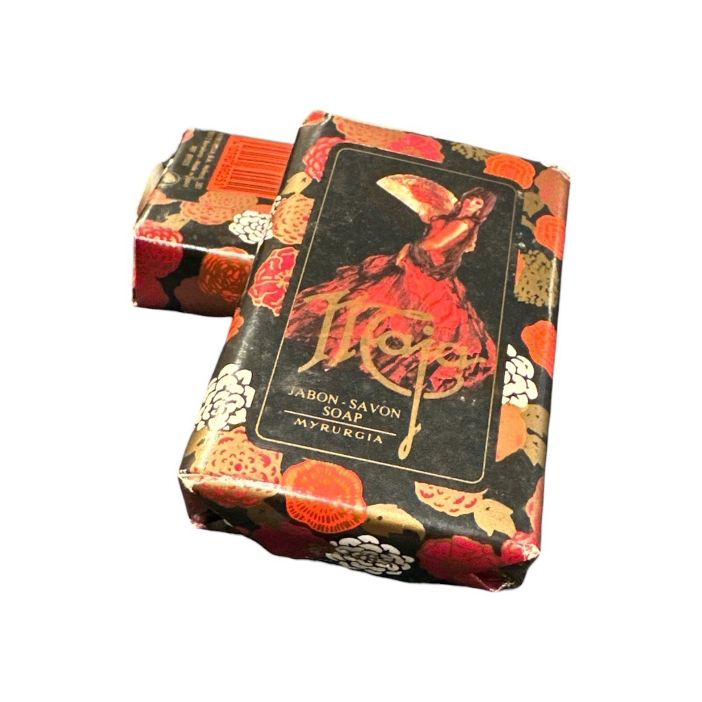Vtg Maja Perfume Soap Jabon-Savon by Myrurgia Spain x2 Bars NEW Old Stock Sealed